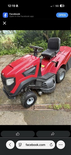 Mountfield 1740h ride - mountfield,