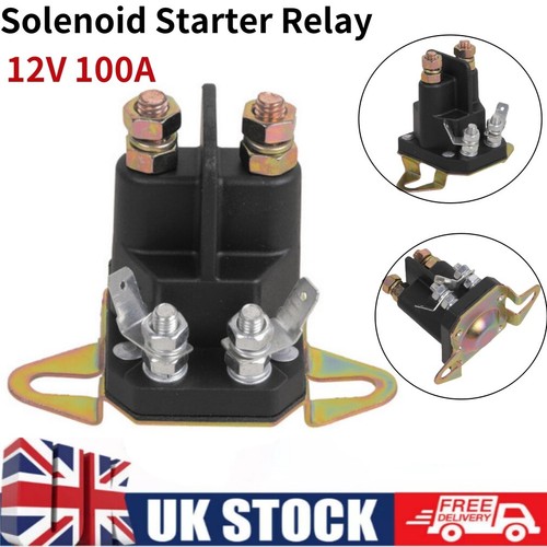 Pole 12v starter solenoid - 4-pole,